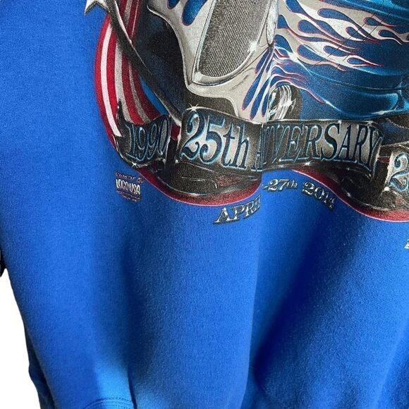 Kool April Nights Men's Sweatshirt Zip Collar Kool April Nights Logo 2014 Size L - Picture 9 of 12